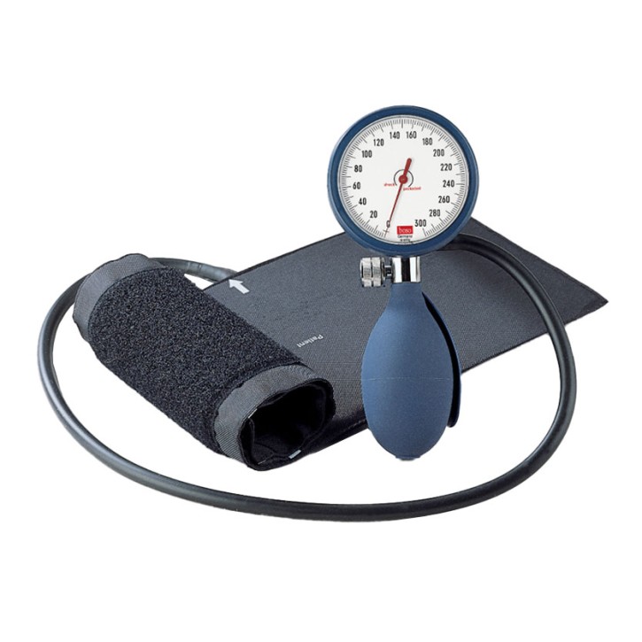 Blutdruckmessgerät boso clinicus I (1 Stck) blau 1-Schlauch Klettenmaschette L Ø 33-41 cm