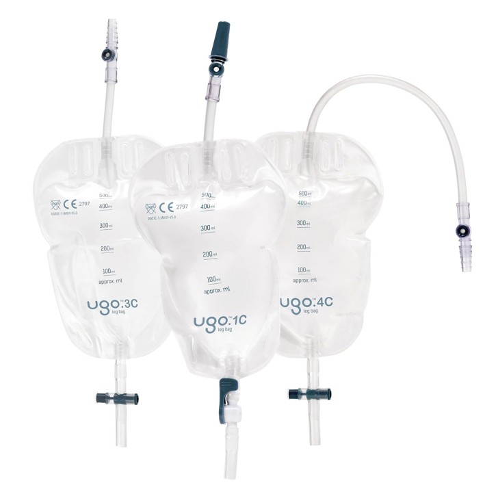 1-Kammer-Beinbeutel 500ml, mit Textilbeschichtung , verschiedene Schlauchlängen, verschiedene Hähne 1-Kammer-Beinbeutel 500ml, mit Textilbeschichtung , verschiedene Schlauchlängen, verschiedene Hähne