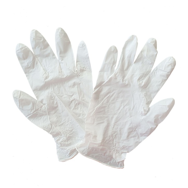 Handschuhe unsteril, Nitril, M / 7-8 (100 Stck) weiss, puder- und latexfrei