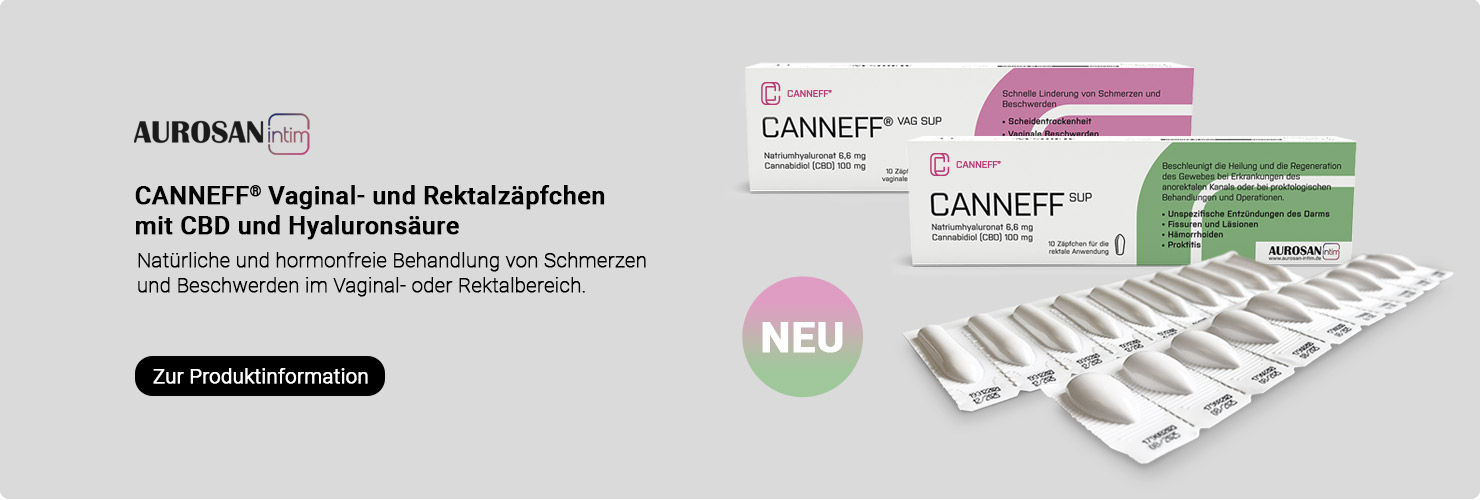 CANNEFF Rektal- und Vaginalzäpfchen