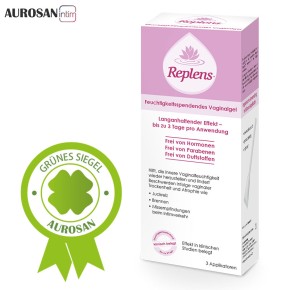 Replens™ Vaginalgel (3 vorgefüllte Applikatoren) zur Normalisierung des Scheidenmilieus