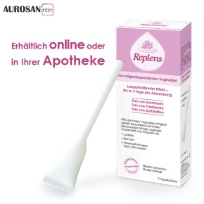 Replens™ Vaginalgel (9 vorgefüllte Applikatoren) zur Normalisierung des Scheidenmilieus